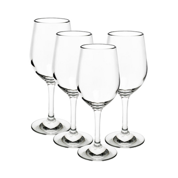 Plastic Wine Glasses 10.6oz - Set of 4